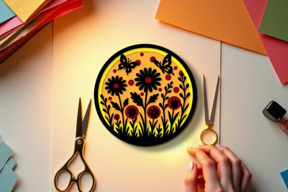 3D Flower Ornaments SVG: A Versatile Graphic Design Asset for Creative Sellers