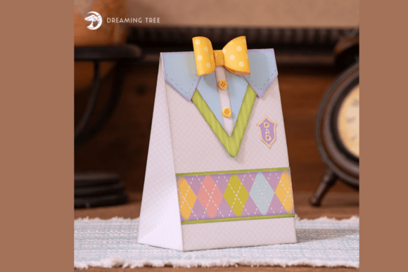 3D SVG Gift Bag for Father’s Day Projects