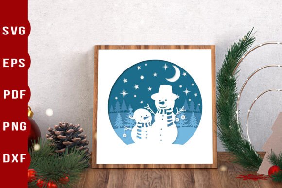 Christmas Snowman Layer Paper Cut SVG Review for Real Projects