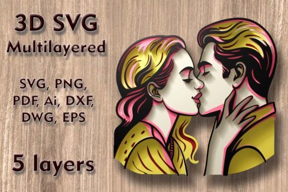 Kiss 3D SVG Multilayer Laser Cut File Review for Real Projects