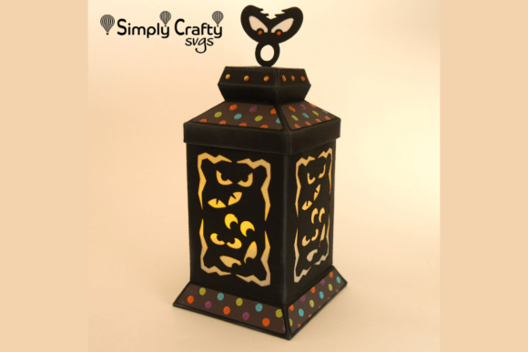 Spooky Eyes Lantern 3D SVG for Halloween Content