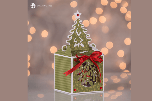 Tree Ornament Box SVG: A Festive 3D Design Asset for Christmas Projects